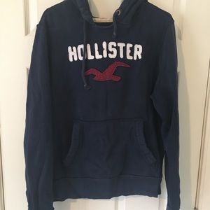 Men’s Navy Hollister Hoodie (L)